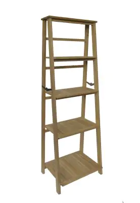 Product image of the product “Ladder Shelf, 175 cm Height | Teak Wood, Natural Finish ”